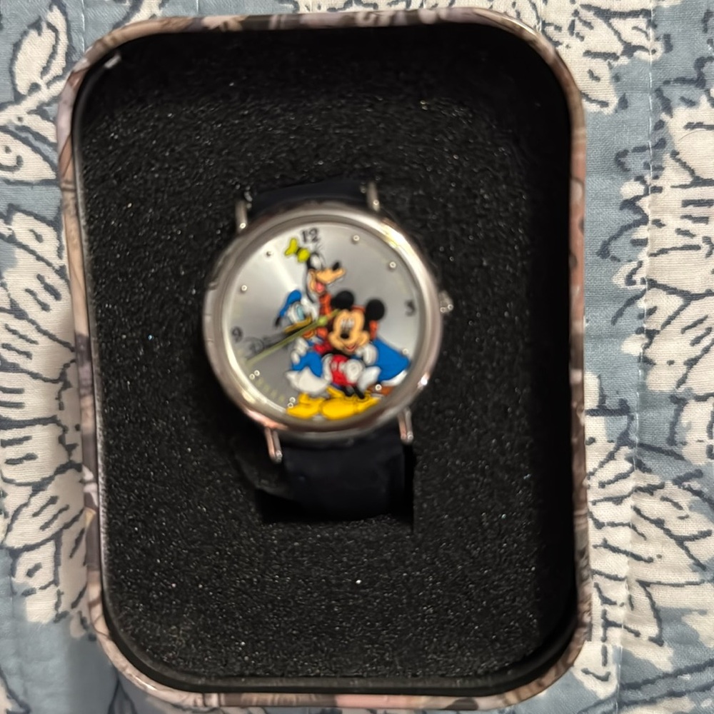 Mickey Mouse and friends collectible watch 70 year anniversary